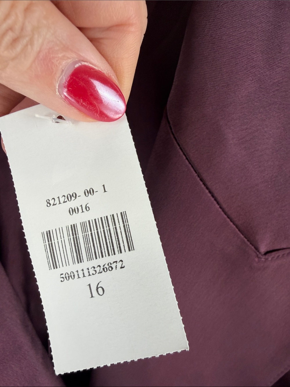 Banana Republic Isa Italian Satin Double-Breasted Blazer in Purple Prune - Picture 3 of 15